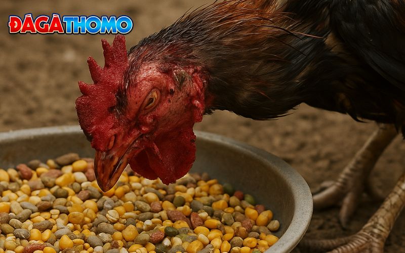 Những lưu ý khi trộn ngũ cốc cho gà đá