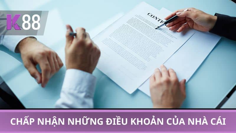 Chấp nhận những điều khoản của chúng tôi